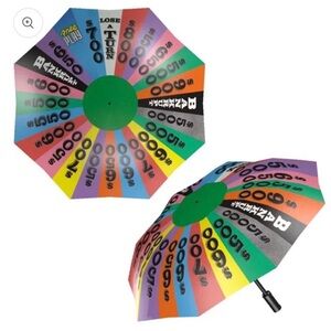 NEW Wheel of Fortune 42 Inch FULL SIZE Umbrella Purchased At Show